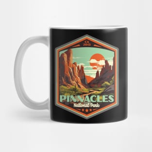 Pinnacles National Park Vintage WPA Style Outdoor Badge Mug